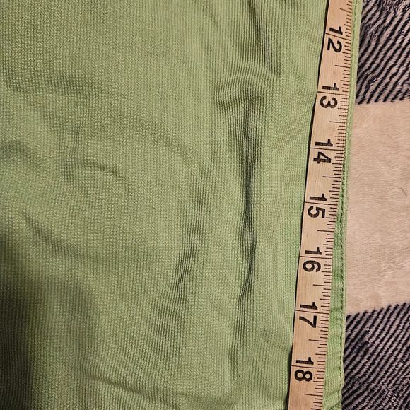 Tommy Jeans Juniors Mint Green Corduroy Capri Jeans Size 13 - Picture 7 of 8